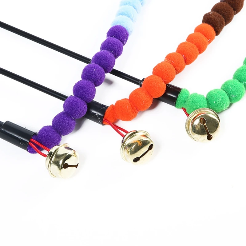 Cat Teasing Wand Interactive Fake Feather Kitten Teaser Toy With Bell Colorful Plush Ball Cat Teaser Stick Funny Pet Cat Toy
Cat Teasing Wand Interactive Fake Feather Kitten Teaser Toy With Bell Colorful Plush Ball Cat Teaser Stick Funny Pet Cat Toy