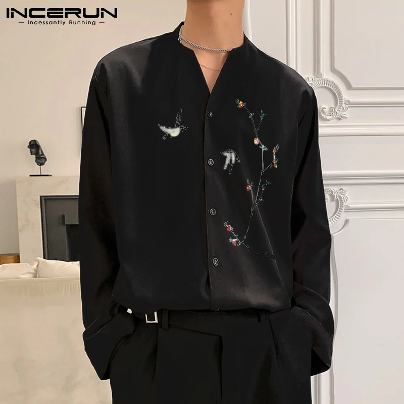INCERUN Men Casual Shirt Printing V Neck Long Sleeve Vintage Button Up Streetwear Camisa 2022 Baggy Leisure Men Clothing S-3XL 7
INCERUN Men Casual Shirt Printing V Neck Long Sleeve Vintage Button Up Streetwear Camisa 2022 Baggy Leisure Men Clothing S-3XL 7