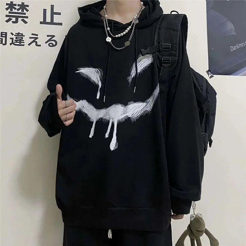 Autumn and winter dark retro plus velvet sweater long sleeve Harajuku punk loose hoodie streetwear Oversized hoodie accessory
Autumn and winter dark retro plus velvet sweater long sleeve Harajuku punk loose hoodie streetwear Oversized hoodie accessory