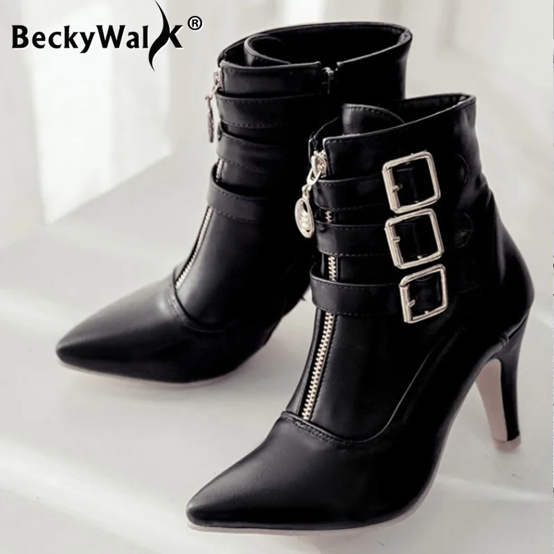 2023 Women's Boots Pointed Toe Women Shoes for Autumn Winter Sexy High Heels Ankle Boots Black Red White Zapatos de muj WSH3478
2023 Women's Boots Pointed Toe Women Shoes for Autumn Winter Sexy High Heels Ankle Boots Black Red White Zapatos de muj WSH3478