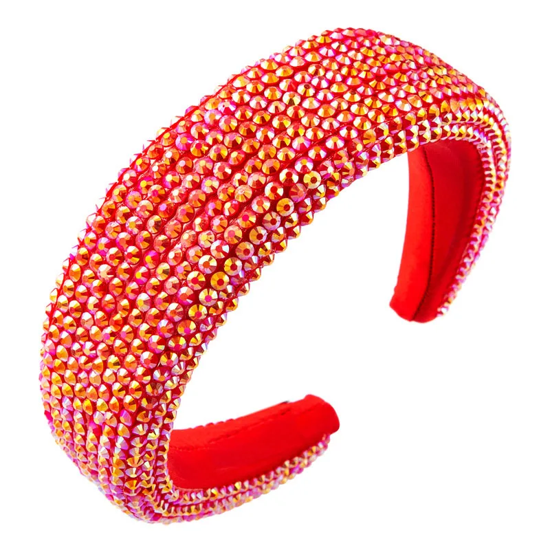 Colorful Rainbow Headband Female 4.5CM Full Diamond Sponge Fat Rhinestone Hair Band Hair Scrunchie Girl Hotsale Punk Accessories
Colorful Rainbow Headband Female 4.5CM Full Diamond Sponge Fat Rhinestone Hair Band Hair Scrunchie Girl Hotsale Punk Accessories