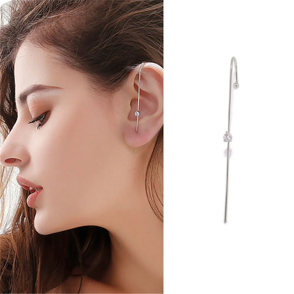 Surround Auricle Type Ear Bone Clip Diagonal Stud Copper Inlaid Zircon Earrings Pierced Female Individuality Design
Surround Auricle Type Ear Bone Clip Diagonal Stud Copper Inlaid Zircon Earrings Pierced Female Individuality Design