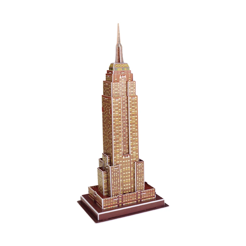 

EVA Material World Famous Empire State Building Architecture Building Puzzles DIY 3D Puzzle for Children Educational Toys