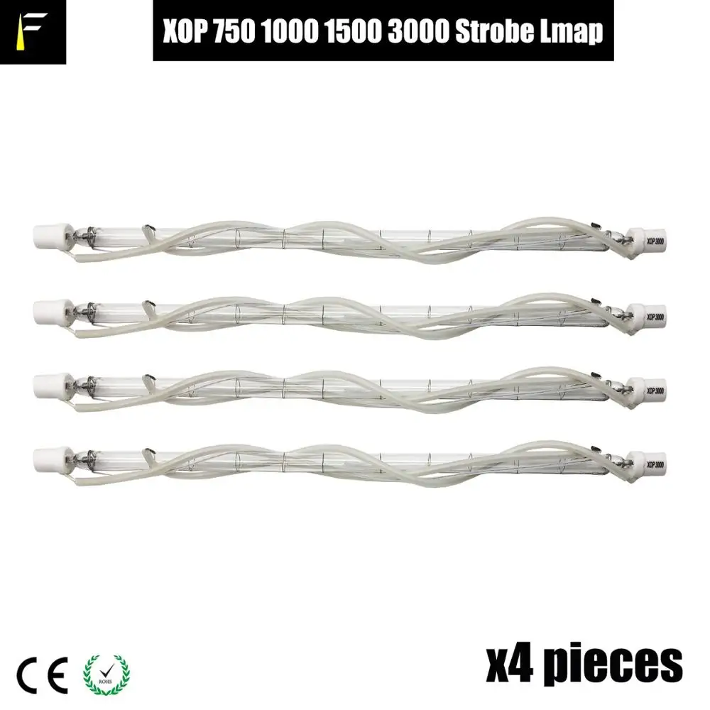 4 шт. Strobe разрядная трубка ксеноновая лампа XOP 750w 1000W XOP15 1500W 3000 Вт источник света