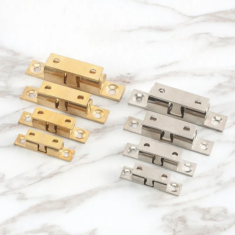 1pcs 40/50/60/70mm All Copper Touch Beads Lock Door Spring Clip Cabinet Door Catches Brass Double Ball Catch Cabinet Door Latch
1pcs 40/50/60/70mm All Copper Touch Beads Lock Door Spring Clip Cabinet Door Catches Brass Double Ball Catch Cabinet Door Latch