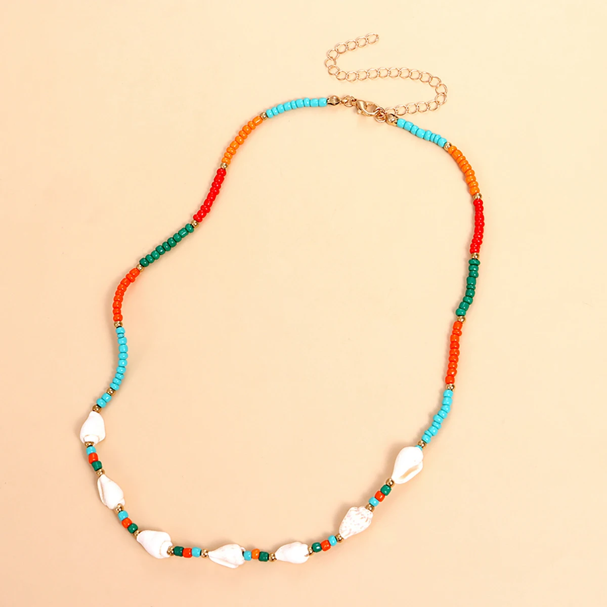 Moloye 2021 Fashion New Color Rice Bead Conch Necklace Female Bohemian Style Wild Shell Personality Exaggerated Necklace
Moloye 2021 Fashion New Color Rice Bead Conch Necklace Female Bohemian Style Wild Shell Personality Exaggerated Necklace