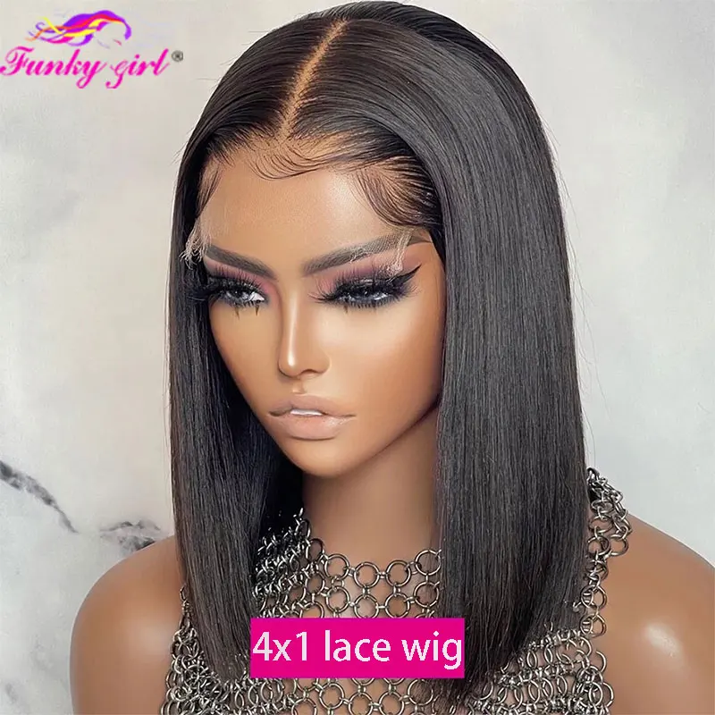 Short Bob T Part Lace Front Wig Human Hair Wigs For Women Brazilian Straight Bob 4X1 13X1 Lace Human Hair Wigs 8-16Inch Lace Wig
Short Bob T Part Lace Front Wig Human Hair Wigs For Women Brazilian Straight Bob 4X1 13X1 Lace Human Hair Wigs 8-16Inch Lace Wig