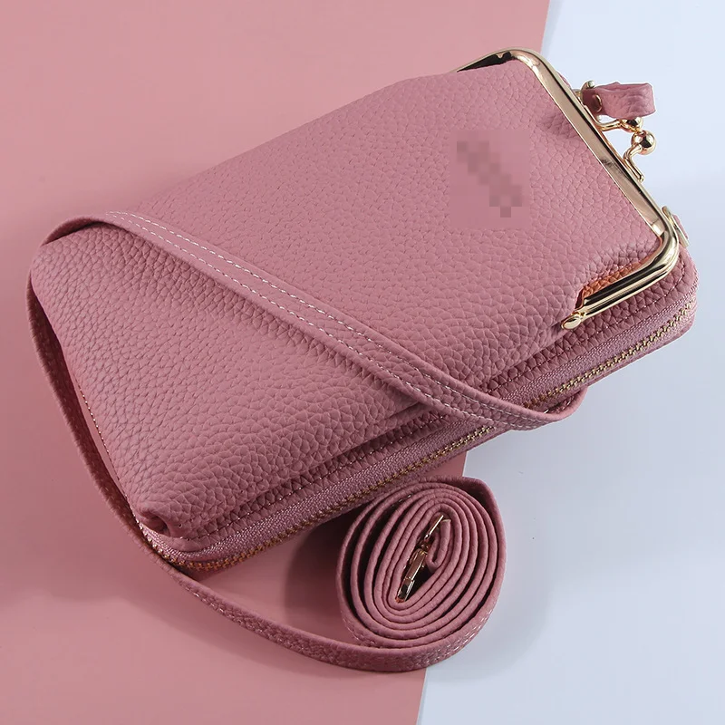 Handbag Women New Fashion Purses Solid PU Leather Strap Shoulder Bag Mobile Phone Big Card Holders Wallet Pockets for Girls 2021 
Handbag Women New Fashion Purses Solid PU Leather Strap Shoulder Bag Mobile Phone Big Card Holders Wallet Pockets for Girls 2021