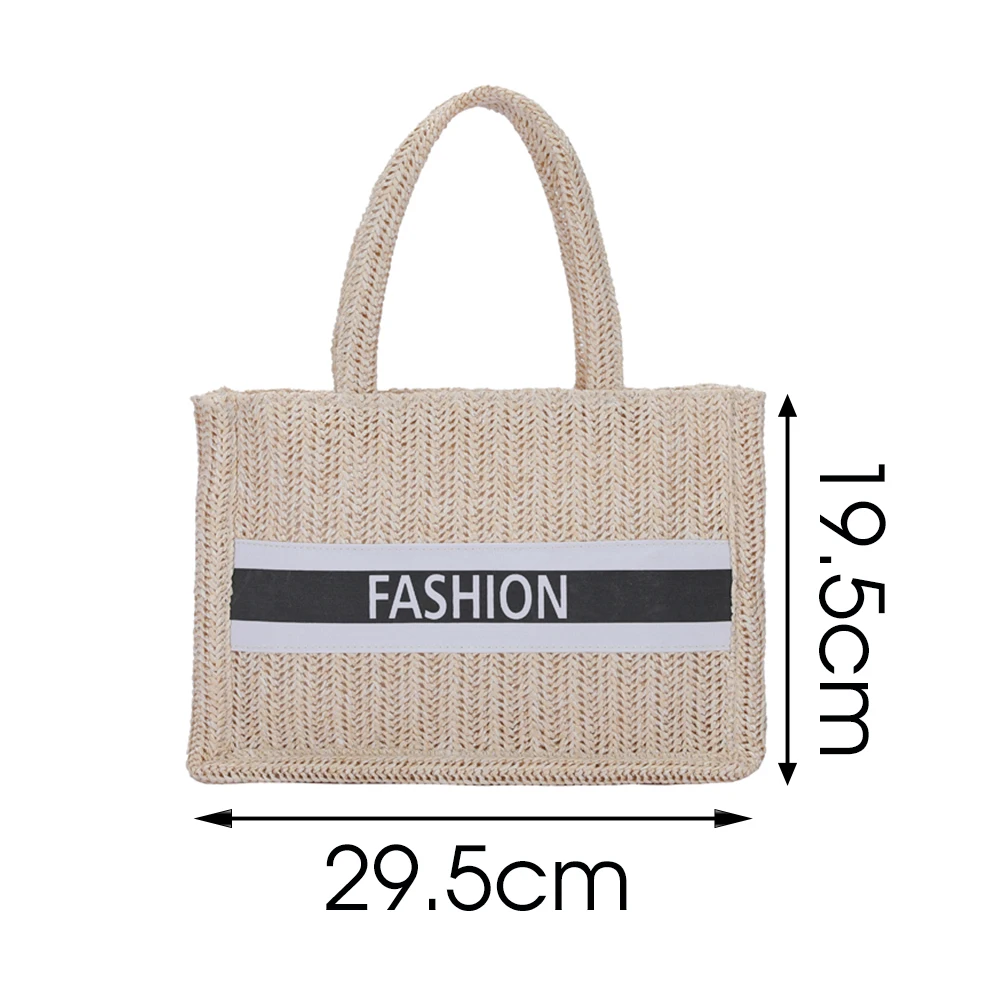 Fashion Large Capacity Simple Women Handbag Female Handmade Straw Shoulder Bags High Quality Beach Ladies Crossbody Bag
Fashion Large Capacity Simple Women Handbag Female Handmade Straw Shoulder Bags High Quality Beach Ladies Crossbody Bag