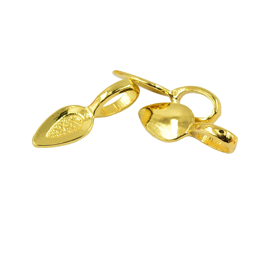 100 Piece Leaf Shape Glue on Bail DIY Earring Bails Tile Pendant Charm Findings
100 Piece Leaf Shape Glue on Bail DIY Earring Bails Tile Pendant Charm Findings