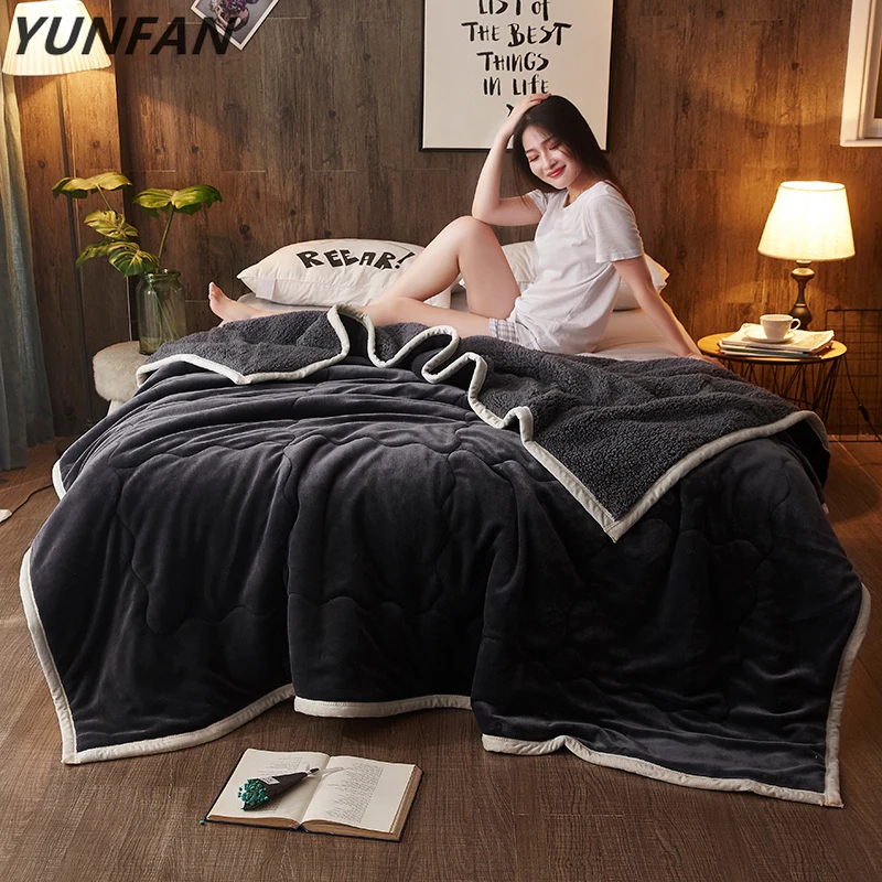 Double sided Fleece blankets and throws Adult Thick Warm winter Blankets queen Soft Flannel gray Blankets On Bed Christmas gifts
Double sided Fleece blankets and throws Adult Thick Warm winter Blankets queen Soft Flannel gray Blankets On Bed Christmas gifts