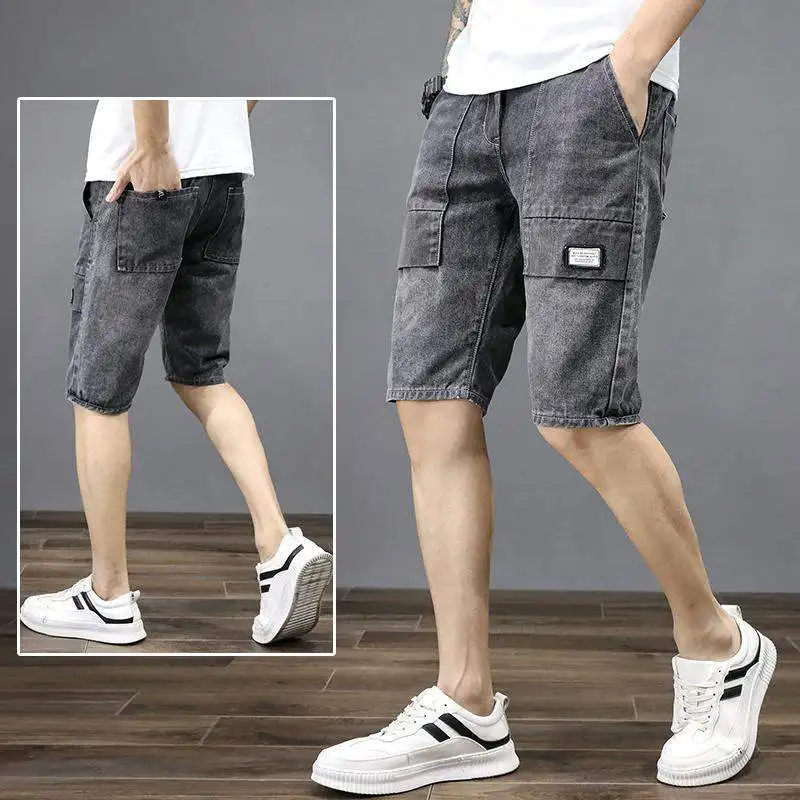 Denim Shorts Men's Capris Summer 2021 New Thin Loose Chinese Pants Korean Boy Straight Pants Jeans Clothes Hip Hop Streetwear
Denim Shorts Men's Capris Summer 2021 New Thin Loose Chinese Pants Korean Boy Straight Pants Jeans Clothes Hip Hop Streetwear