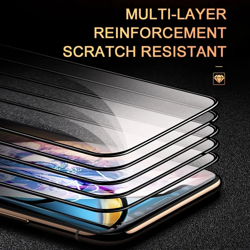 Screen Protector Tempered Glass Protective Full Cover on the For iPhone 11 12 Pro Max X XR XS Max 7 8 Plus SE 2020 Curved Glass
Screen Protector Tempered Glass Protective Full Cover on the For iPhone 11 12 Pro Max X XR XS Max 7 8 Plus SE 2020 Curved Glass