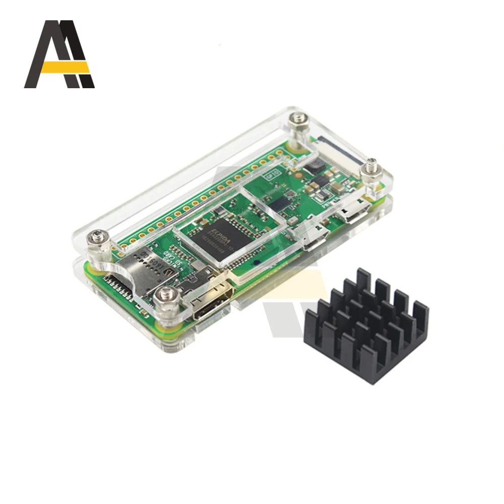 Raspberry Pi Zero 1.3 / 2 / W / WH Acrylic Case + Heat Sink for Raspberry Pi Zero V1.3 Acrylic Case with Heat Sink
Raspberry Pi Zero 1.3 / 2 / W / WH Acrylic Case + Heat Sink for Raspberry Pi Zero V1.3 Acrylic Case with Heat Sink