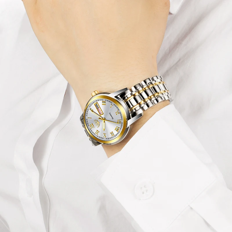 Часы наручные LIGE женские водонепроницаемые роскошные брендовые с браслетом из