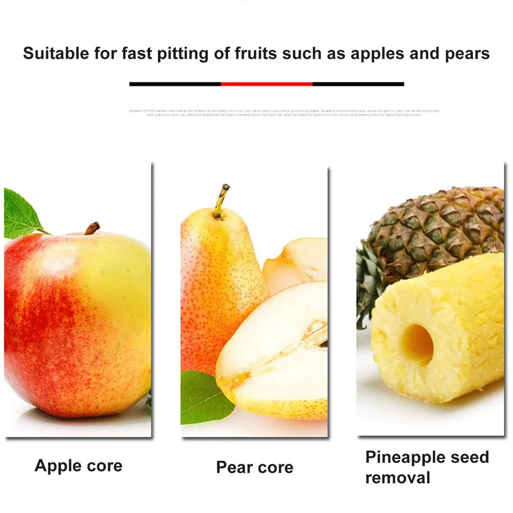 Kitchen Gadgets Stainless Steel Apple Core Removed Corer Fruit Core-Pulling Maker Fruit Core Remover Apple Core Remover Tool
Kitchen Gadgets Stainless Steel Apple Core Removed Corer Fruit Core-Pulling Maker Fruit Core Remover Apple Core Remover Tool
