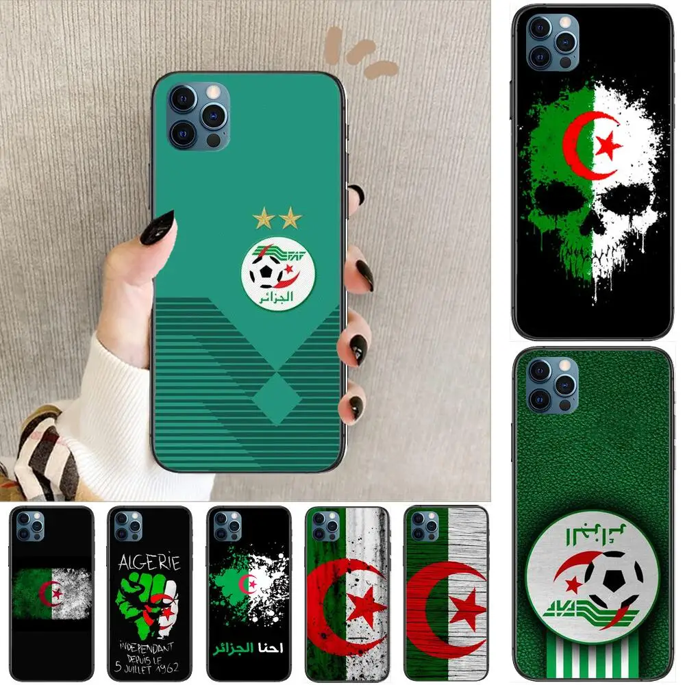 

Algeria Flag Phone Cases For iphone 12 Pro Max case 11Pro Max 8PLUS 7PLUS 6S iphone XR X XS mini mobile cell funda