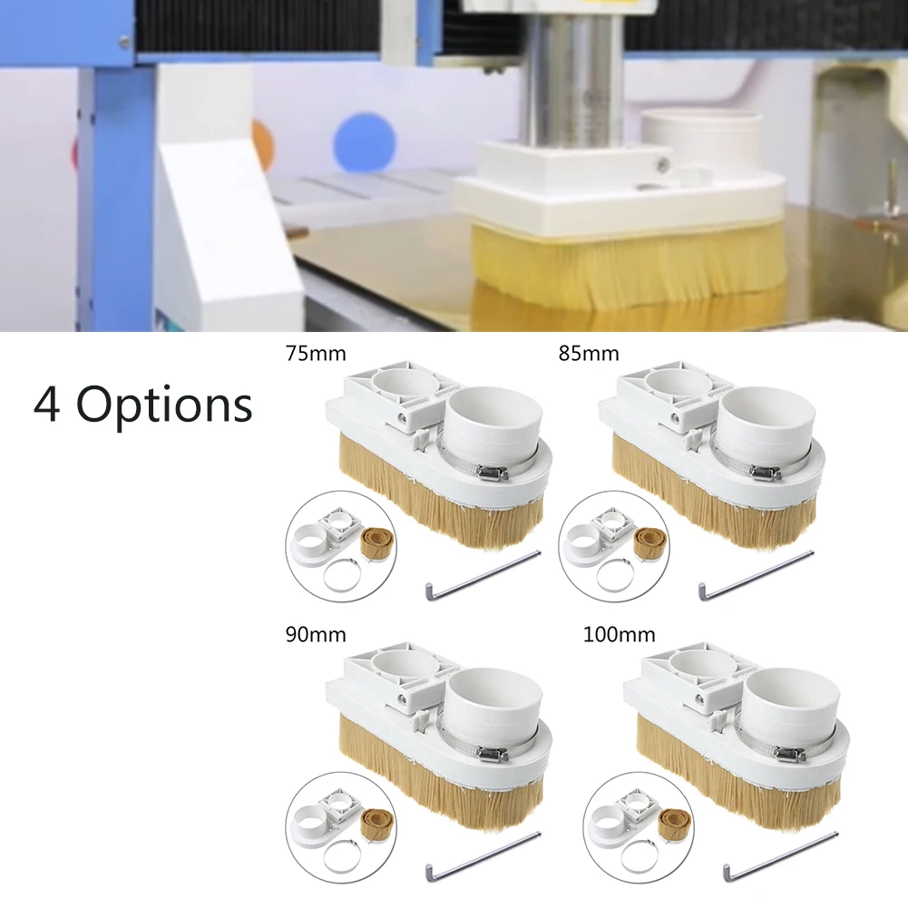 26x14cm Dust Hood Brush Spindle Dust Shoe Boot Collector For CNC Router Woodworking Engraving Milling Machine Cleaning Tools
26x14cm Dust Hood Brush Spindle Dust Shoe Boot Collector For CNC Router Woodworking Engraving Milling Machine Cleaning Tools