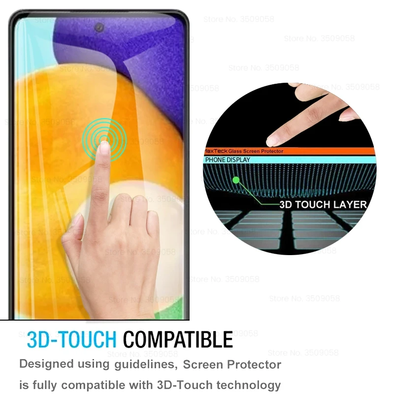 Защитное стекло для Samsung Galaxy A02 A02S A12 A22 A32 A42 A52 A72 A82 A 12 32 52 72 2021 3 шт. | Мобильные
