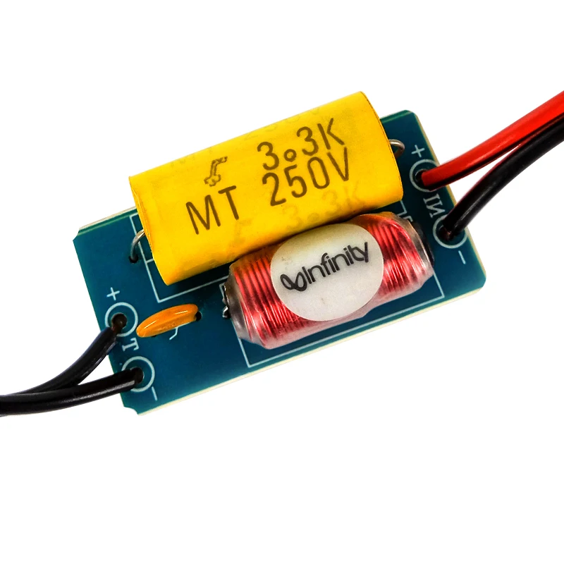 Tweeter Treble Crossover Audio Board 40W Car Audio Speaker Divider Stage Speaker Frequency Divider 4-6Ohm For 2-5 Inch Speaker
Tweeter Treble Crossover Audio Board 40W Car Audio Speaker Divider Stage Speaker Frequency Divider 4-6Ohm For 2-5 Inch Speaker