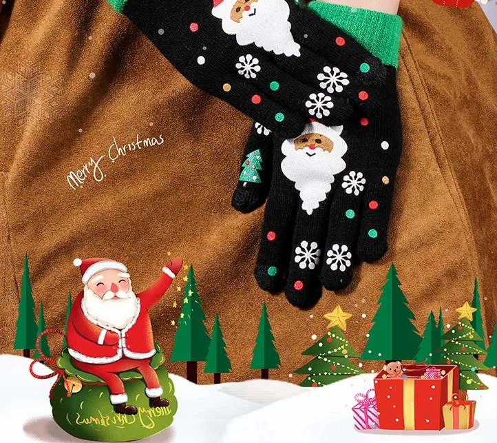 Cute Christmas Warm Winter Gloves Outdoor Gloves Student Men Women Gloves Touch Screen Glove Party Supplies
Cute Christmas Warm Winter Gloves Outdoor Gloves Student Men Women Gloves Touch Screen Glove Party Supplies