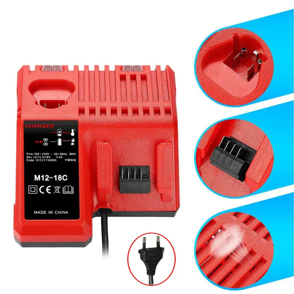 18V 6.0Ah lithium ion power tool battery replacement for Milwaukee M18 48-11-1811 48-11-1815 48-11-1820 or charger
18V 6.0Ah lithium ion power tool battery replacement for Milwaukee M18 48-11-1811 48-11-1815 48-11-1820 or charger