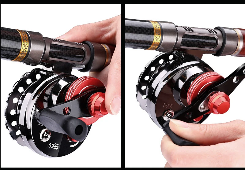 Fly Fishing Reel 6+1BB 60mm All Metal Wheel 2.6:1 Speed 205g Baitcasting Reel CNC Machine Cut For Trout Pike Fly Fishing Tackle
Fly Fishing Reel 6+1BB 60mm All Metal Wheel 2.6:1 Speed 205g Baitcasting Reel CNC Machine Cut For Trout Pike Fly Fishing Tackle