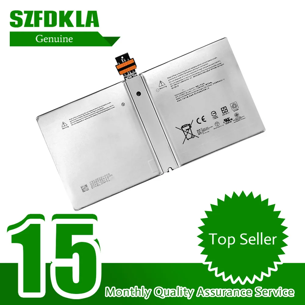 SZFDKLA 7.5V 38.2Wh New Genuine DYNR01 G3HTA027H Battery For Microsoft Surface Pro 4 1724 12.3'' Tablet
SZFDKLA 7.5V 38.2Wh New Genuine DYNR01 G3HTA027H Battery For Microsoft Surface Pro 4 1724 12.3'' Tablet