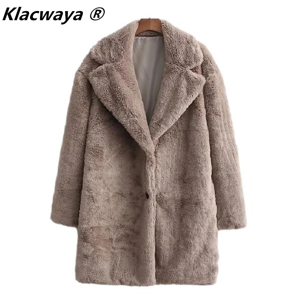 Klacwaya пальто из искусственного меха женская зимняя куртка с отложным воротником плюшевое меховое пальто теплая пушистая куртка с карманами повседневные длинные меховые пальто
Klacwaya пальто из искусственного меха женская зимняя куртка с отложным воротником плюшевое меховое пальто теплая пушистая куртка с карманами повседневные длинные меховые пальто