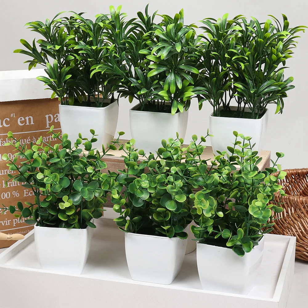 New Artificial Plant Potted Home Garden Office Ornaments Christmas Decoration Fake Plants Immortal Simulation Green Plants
New Artificial Plant Potted Home Garden Office Ornaments Christmas Decoration Fake Plants Immortal Simulation Green Plants