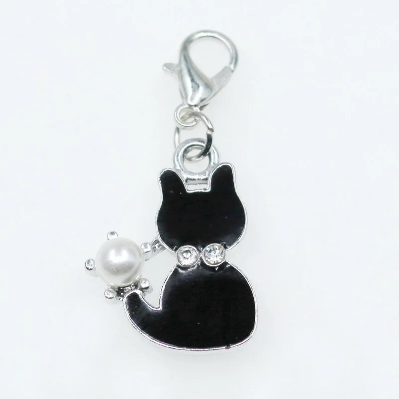10pcs/lot Enamels Cat Dangle Charms Lobster Clasp DIY Bracelet Necklace Pendants Jewelry Hanging Charms
10pcs/lot Enamels Cat Dangle Charms Lobster Clasp DIY Bracelet Necklace Pendants Jewelry Hanging Charms