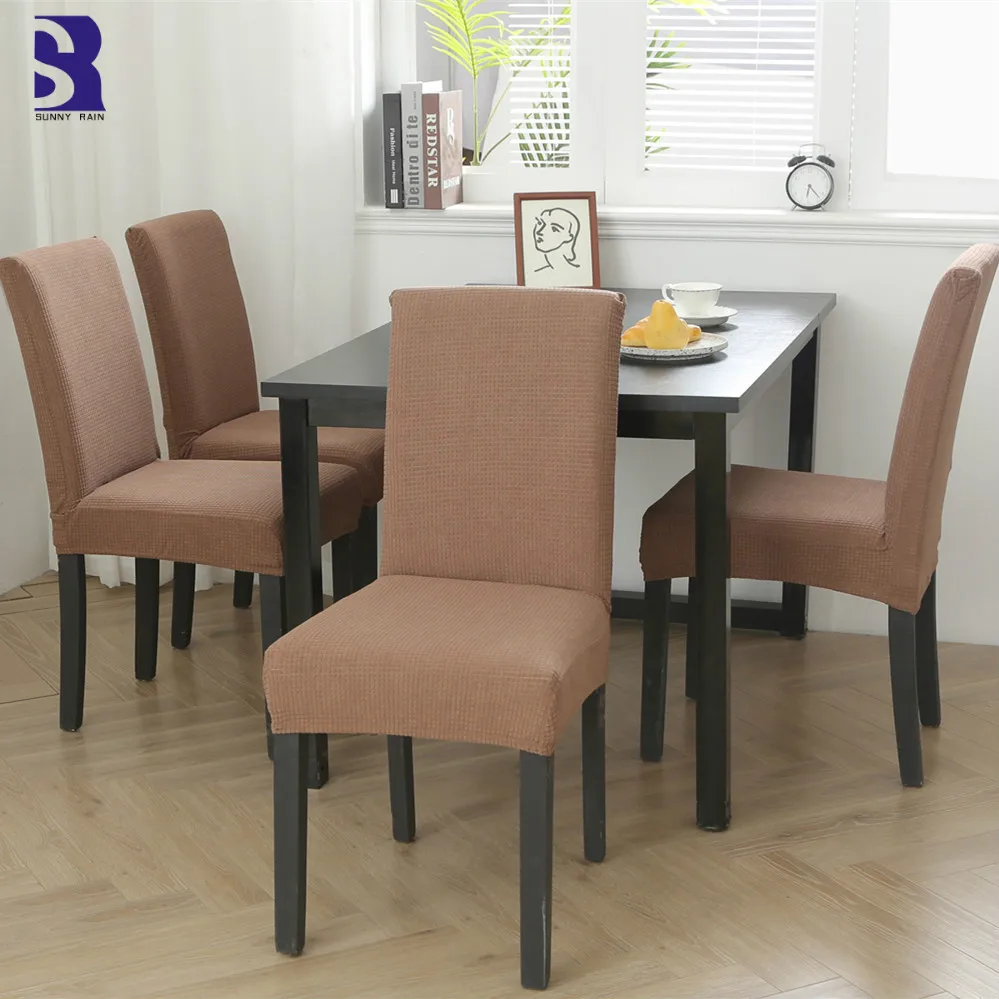 SunnyRain 4-Piece Spandex Chair Cover Set Elastic Dining Chair Covers Slipcover for Dining Chair Water Resistance
SunnyRain 4-Piece Spandex Chair Cover Set Elastic Dining Chair Covers Slipcover for Dining Chair Water Resistance