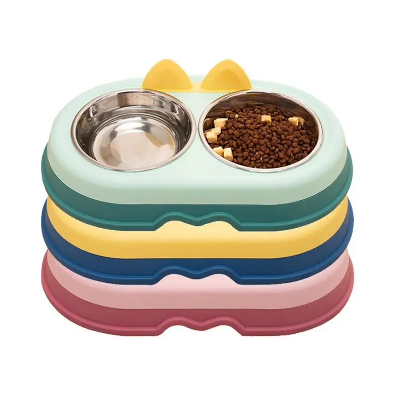 Stainless Steel Double Pet Bowls Dog Food Water Feeder Pet Drinking Dish Feeder Cat Puppy Feeding Container Supplies
Stainless Steel Double Pet Bowls Dog Food Water Feeder Pet Drinking Dish Feeder Cat Puppy Feeding Container Supplies
