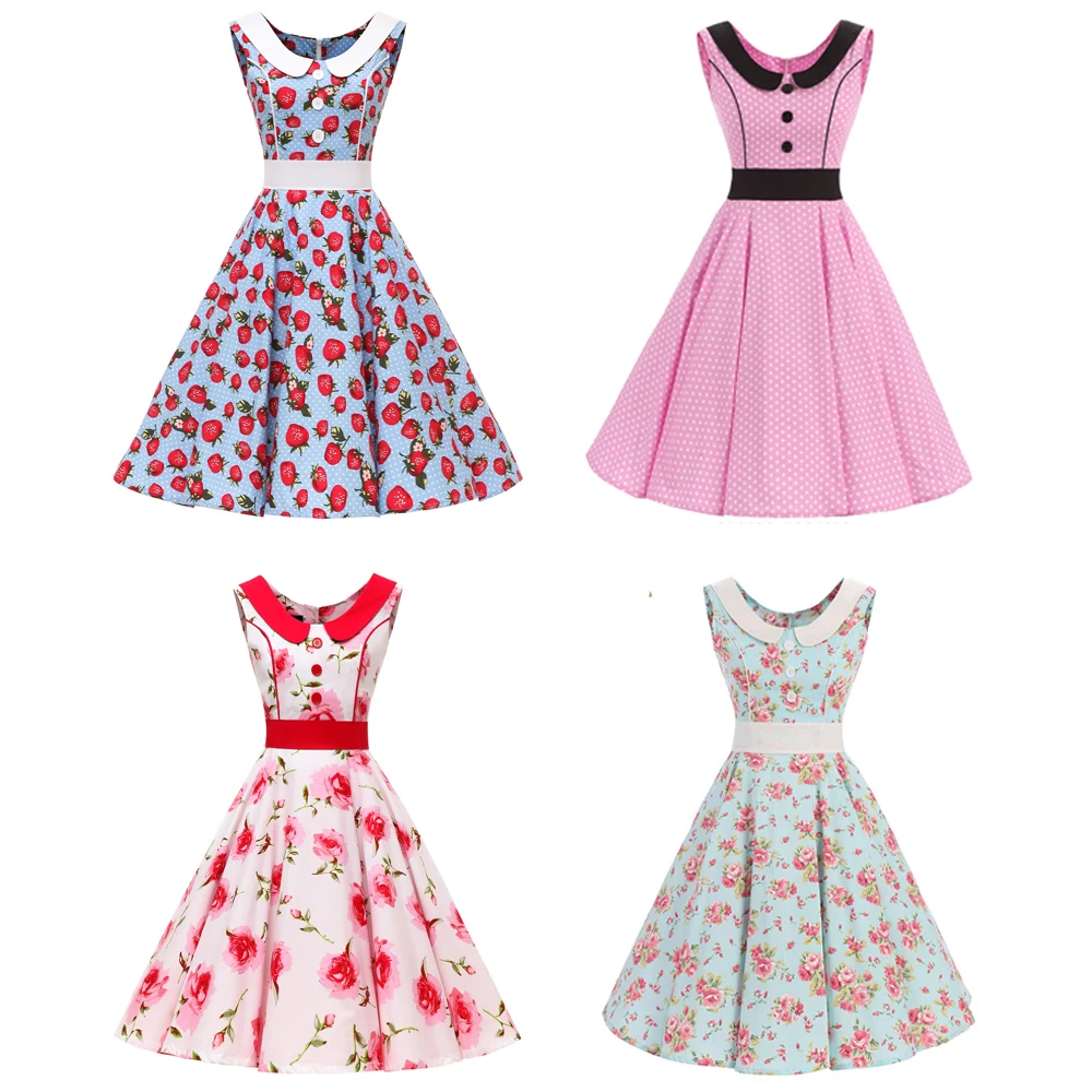 SISHION Elegant Peter Pan Collar Pin Up Vestidos Women Summer Dress Retro White Rose Floral Print Cotton Dress VD0532
SISHION Elegant Peter Pan Collar Pin Up Vestidos Women Summer Dress Retro White Rose Floral Print Cotton Dress VD0532