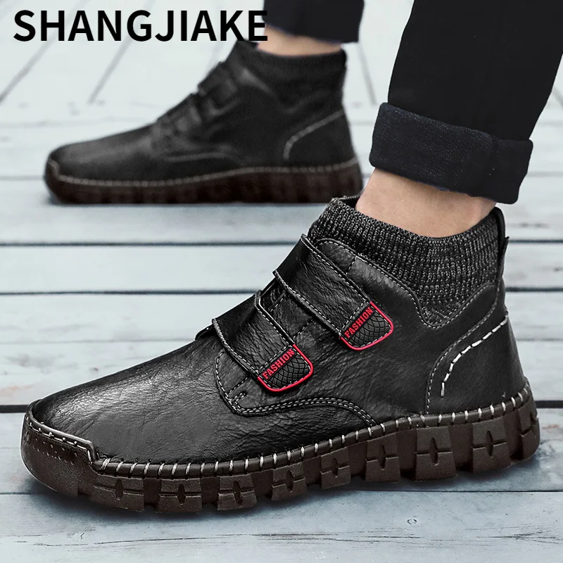 2021 New Men's Shoes Korean Version of The Trend of Men's Casual Shoes Leather Shoes Men's British All-match High-top Shoes Men
2021 New Men's Shoes Korean Version of The Trend of Men's Casual Shoes Leather Shoes Men's British All-match High-top Shoes Men