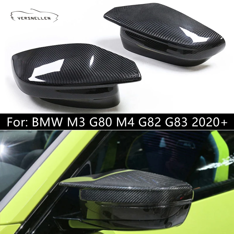 LHD 2pcs Real Carbon Fiber Car Ox Horn Side Rear View Mirror Cap Shell Cover Trim For BMW M3 M4 G80 G82 G83 2020+
LHD 2pcs Real Carbon Fiber Car Ox Horn Side Rear View Mirror Cap Shell Cover Trim For BMW M3 M4 G80 G82 G83 2020+