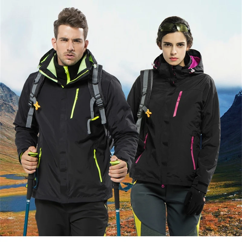 Outdoor Women Waterproof 3 In 1 Hiking Softshell Jackets Mens Breathable Fleece Coats Trekking Clothing Hunting Climbing Jackets
Outdoor Women Waterproof 3 In 1 Hiking Softshell Jackets Mens Breathable Fleece Coats Trekking Clothing Hunting Climbing Jackets