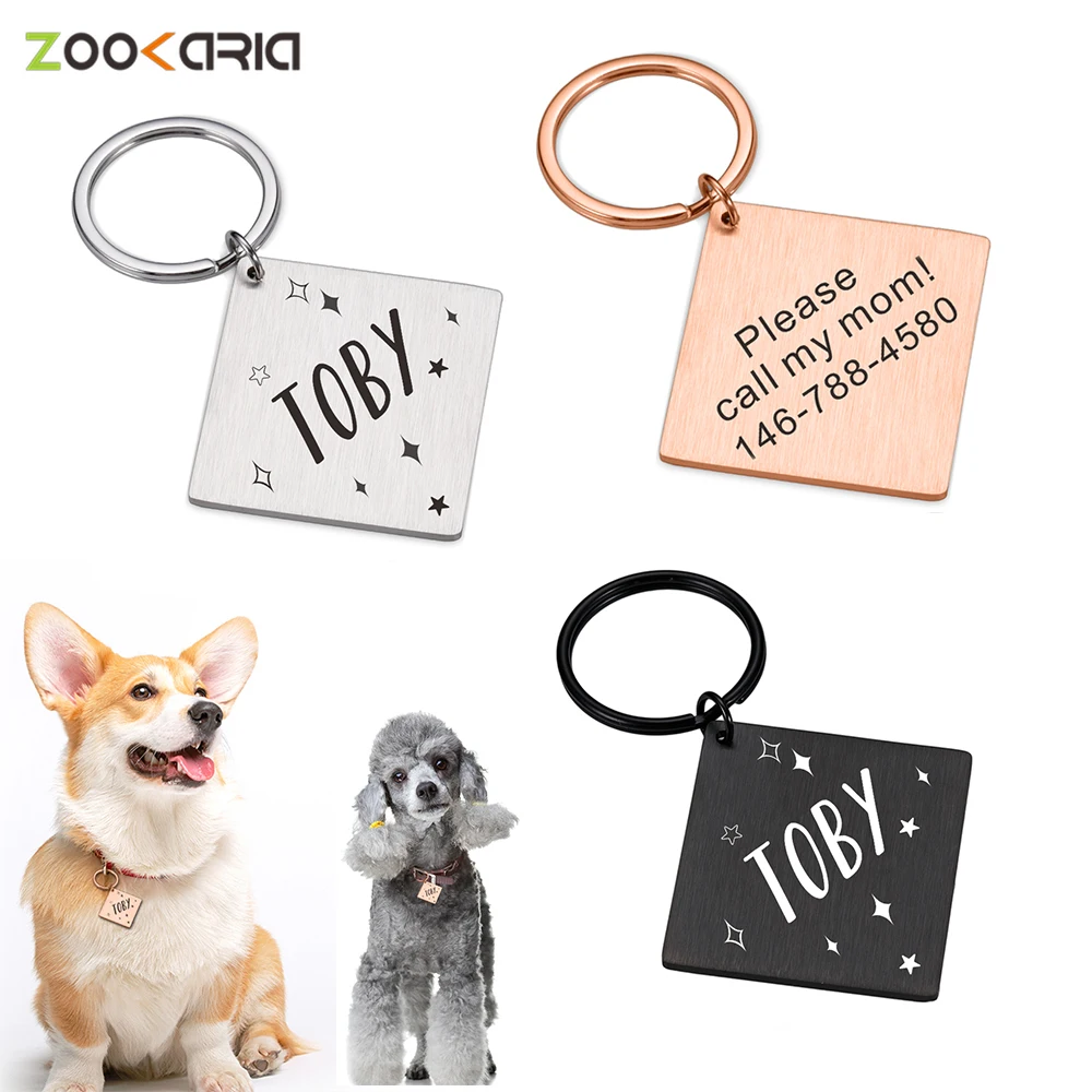 Personalized Pet Dog Tags Engraved Cat DIY Tags Customized For Puppy kitten Pets Identity At Home Id Tags Dog Collar Accessories
Personalized Pet Dog Tags Engraved Cat DIY Tags Customized For Puppy kitten Pets Identity At Home Id Tags Dog Collar Accessories