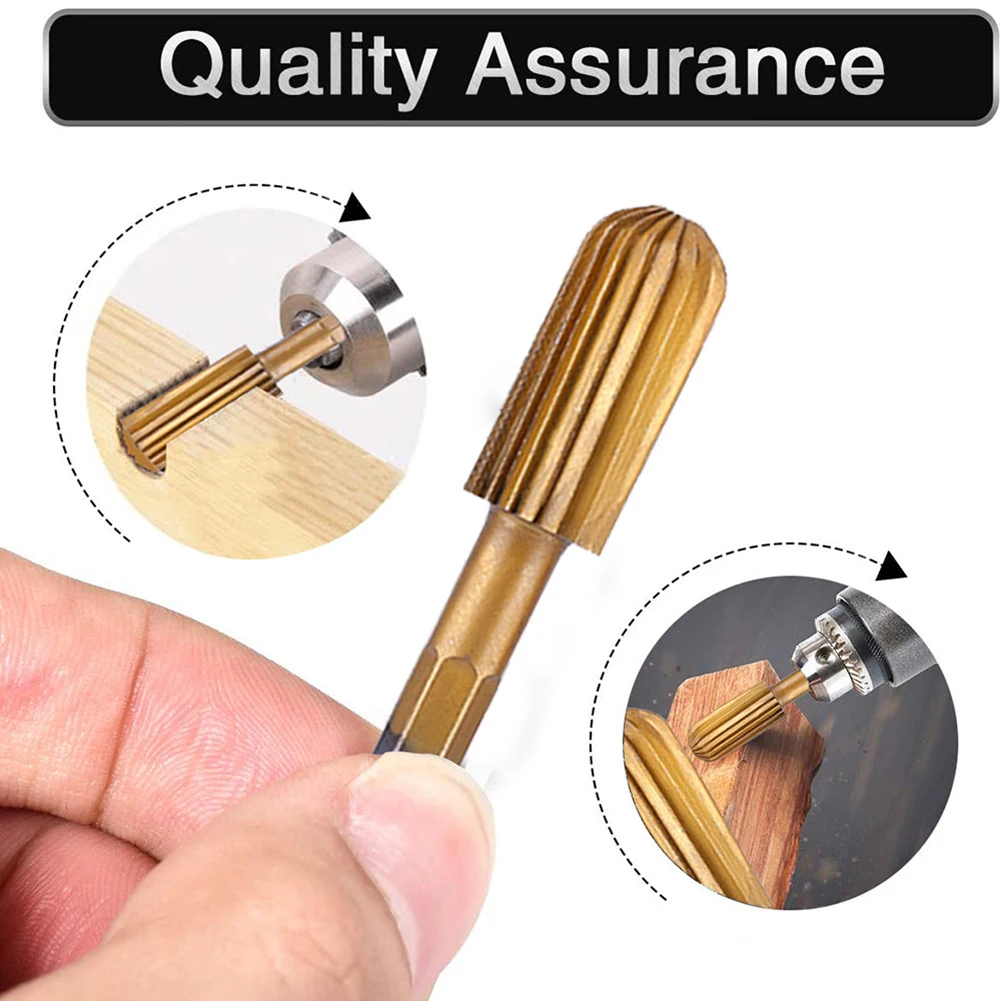 5pcs 6.35mm Shank HSS Burr Wood Cutter Rotary Electric Grinding Drill Bit Shank Tungsten Carbide Milling Cutter Rotary Tool 
5pcs 6.35mm Shank HSS Burr Wood Cutter Rotary Electric Grinding Drill Bit Shank Tungsten Carbide Milling Cutter Rotary Tool