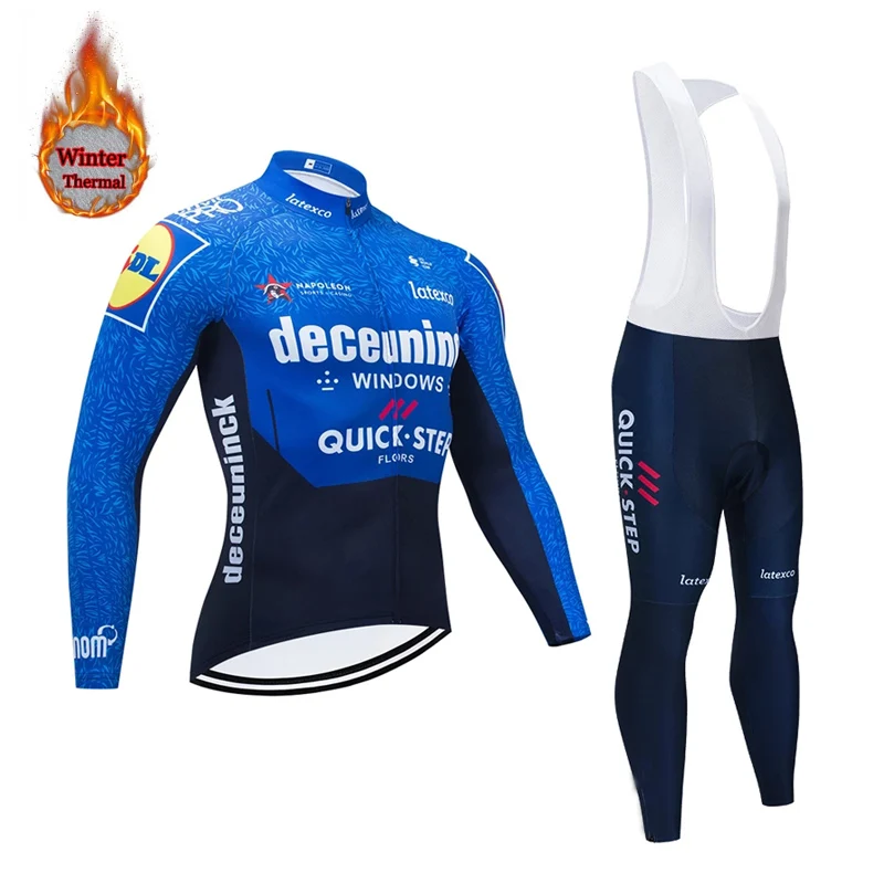 2021 Quick Step Deceuninck Winter Cycling Jersey Long Set Thermal Fleece MTB Moutain Bike Clothing ropa ciclismo
2021 Quick Step Deceuninck Winter Cycling Jersey Long Set Thermal Fleece MTB Moutain Bike Clothing ropa ciclismo