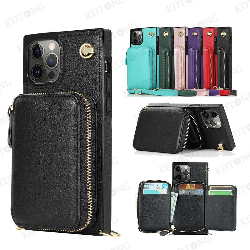 Fashion Luxury Multi Function Card holder Phone Case For iPhone 12 11 XS Pro Max Mini SE 2020 X XR 8 7 6 Plus With Lanyard Cases
Fashion Luxury Multi Function Card holder Phone Case For iPhone 12 11 XS Pro Max Mini SE 2020 X XR 8 7 6 Plus With Lanyard Cases