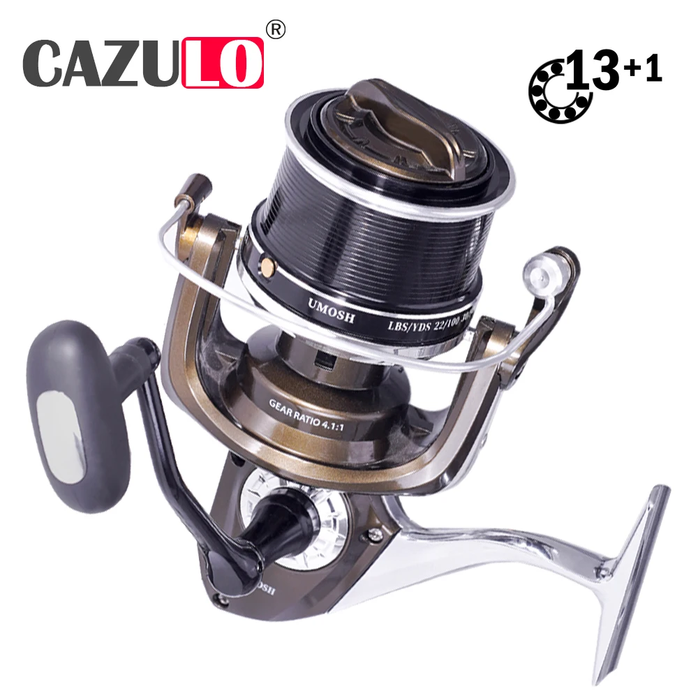 2021 Fishing Accessories Spinning Reels Max Drag 25kg 13+ 1BB Carretilha All Metal Body Moulinet Peche En Mer Wheel BY8000-10000
2021 Fishing Accessories Spinning Reels Max Drag 25kg 13+ 1BB Carretilha All Metal Body Moulinet Peche En Mer Wheel BY8000-10000