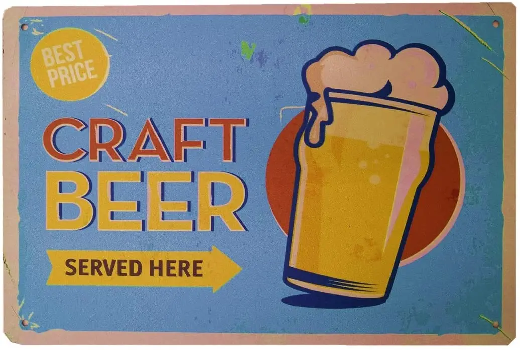 AIQIBAO Metal Vintage Tin Sign Decor-Beer for Bar Pub Shop Funny Retro Wall Art Sign 12X 8
AIQIBAO Metal Vintage Tin Sign Decor-Beer for Bar Pub Shop Funny Retro Wall Art Sign 12X 8