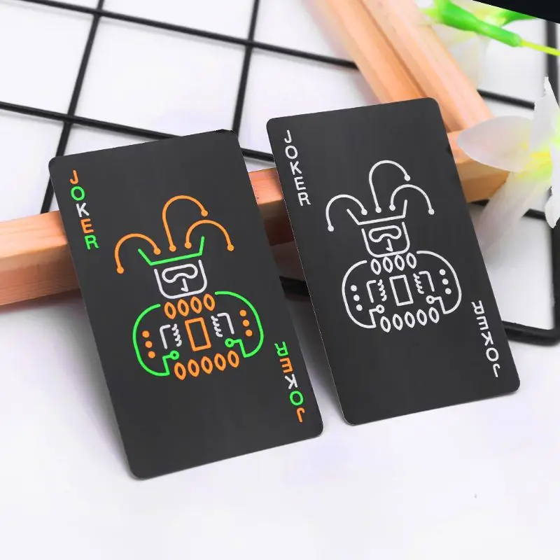 Hot Black Luminous Poker Card Bar Party KTV Fluorescent Playing Cards Night Game Board Game Wholesale Dropshipping
Hot Black Luminous Poker Card Bar Party KTV Fluorescent Playing Cards Night Game Board Game Wholesale Dropshipping