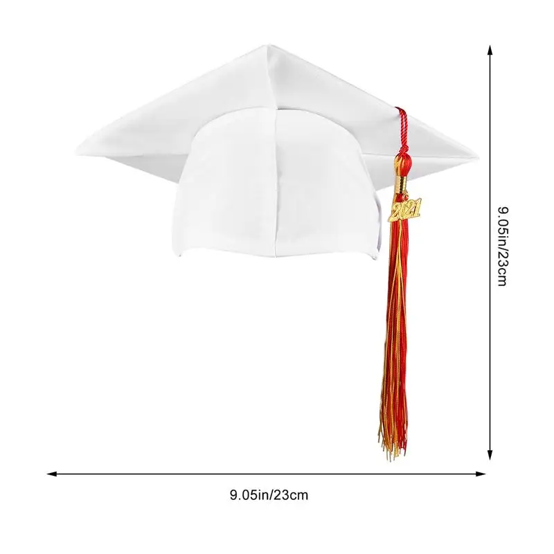 1pc Graduation Cap with 2021 Tassel Trencher Cap for High School and Bachelor
1pc Graduation Cap with 2021 Tassel Trencher Cap for High School and Bachelor