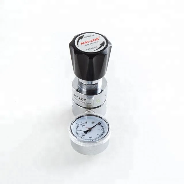 Single stage 500 psi pressure regulator with one gauge for special gas 
Single stage 500 psi pressure regulator with one gauge for special gas