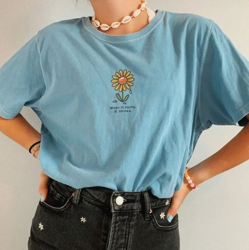 Cotton Floral Print O-Neck Vintage T Shirt for Women Loose Short Sleeve Casual Girls England Fashion Tops 2021 Summer Plus Size
Cotton Floral Print O-Neck Vintage T Shirt for Women Loose Short Sleeve Casual Girls England Fashion Tops 2021 Summer Plus Size
