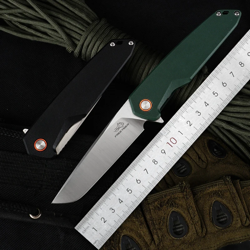 FREETIGER FT918 D2 Folding Knife New D2 Steel G10 Tactical Military Outdoor Camping Hunting Survival Pocket Clip EDC Knives
FREETIGER FT918 D2 Folding Knife New D2 Steel G10 Tactical Military Outdoor Camping Hunting Survival Pocket Clip EDC Knives