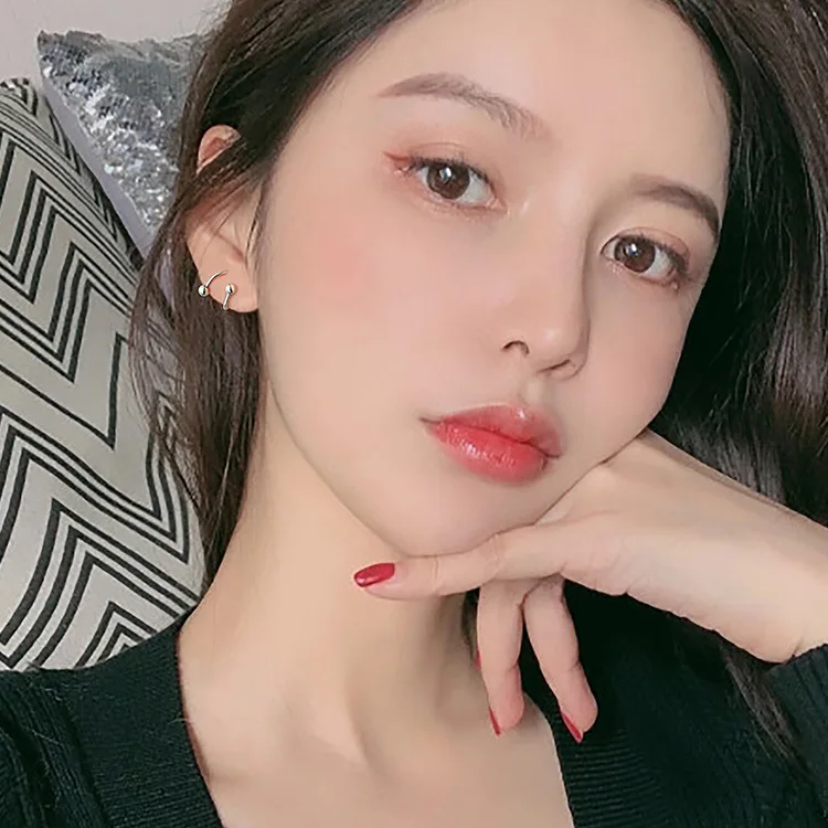 S Shape Cross Ear Stud Earrings 2 Colors Statement Pendant Jewelry Women Girls Fashion Earrings Party Casual Accessories Gift 
S Shape Cross Ear Stud Earrings 2 Colors Statement Pendant Jewelry Women Girls Fashion Earrings Party Casual Accessories Gift