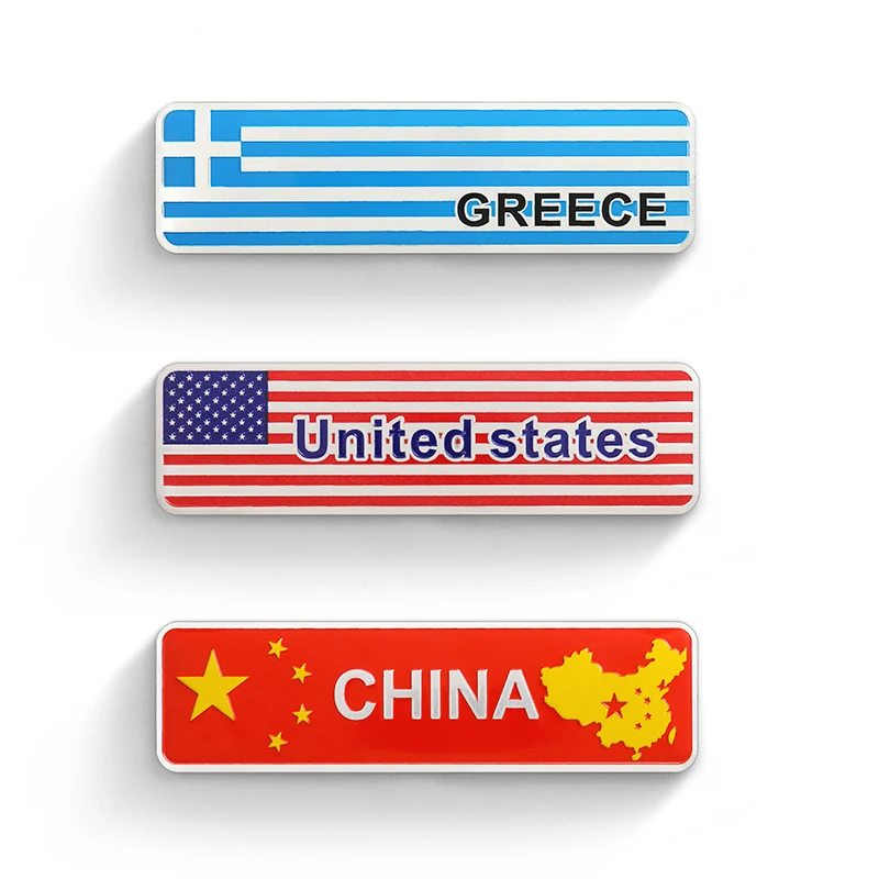 Car personality metal flag car logo Chinese flag car sticker United States, Britain, Germany and France body sticker tail label
Car personality metal flag car logo Chinese flag car sticker United States, Britain, Germany and France body sticker tail label